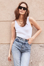 Load image into Gallery viewer, The Scoop It Up Tank in White